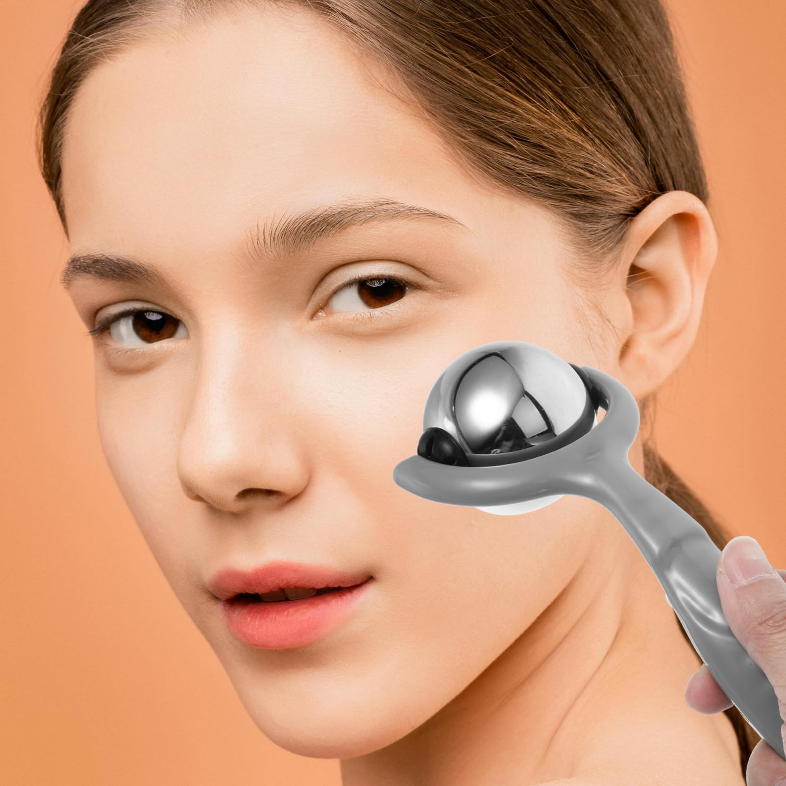 3 Stück Gesichtsmassagegerät Augenrolle Guasha-massagegerät Für Das Gesicht Roller-gesichts-guasha-werkzeug Gesichts-guasha-tool Gesichtsmassage-tool Grey Nur