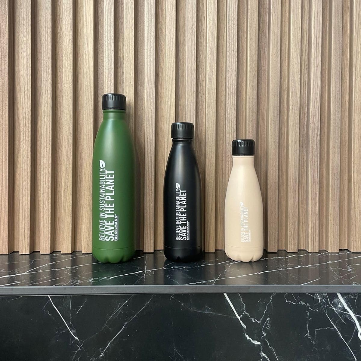 Fackelmann 45990 Insulated Flask, 750 ml, Sports Bottle, Thermos Flask, Thermos Flask, Insulated Flask, 750 ml, Water Bottle, Stainless Steel, 3 Colours, 750 ml, 30 x 7.5 x 4 cm