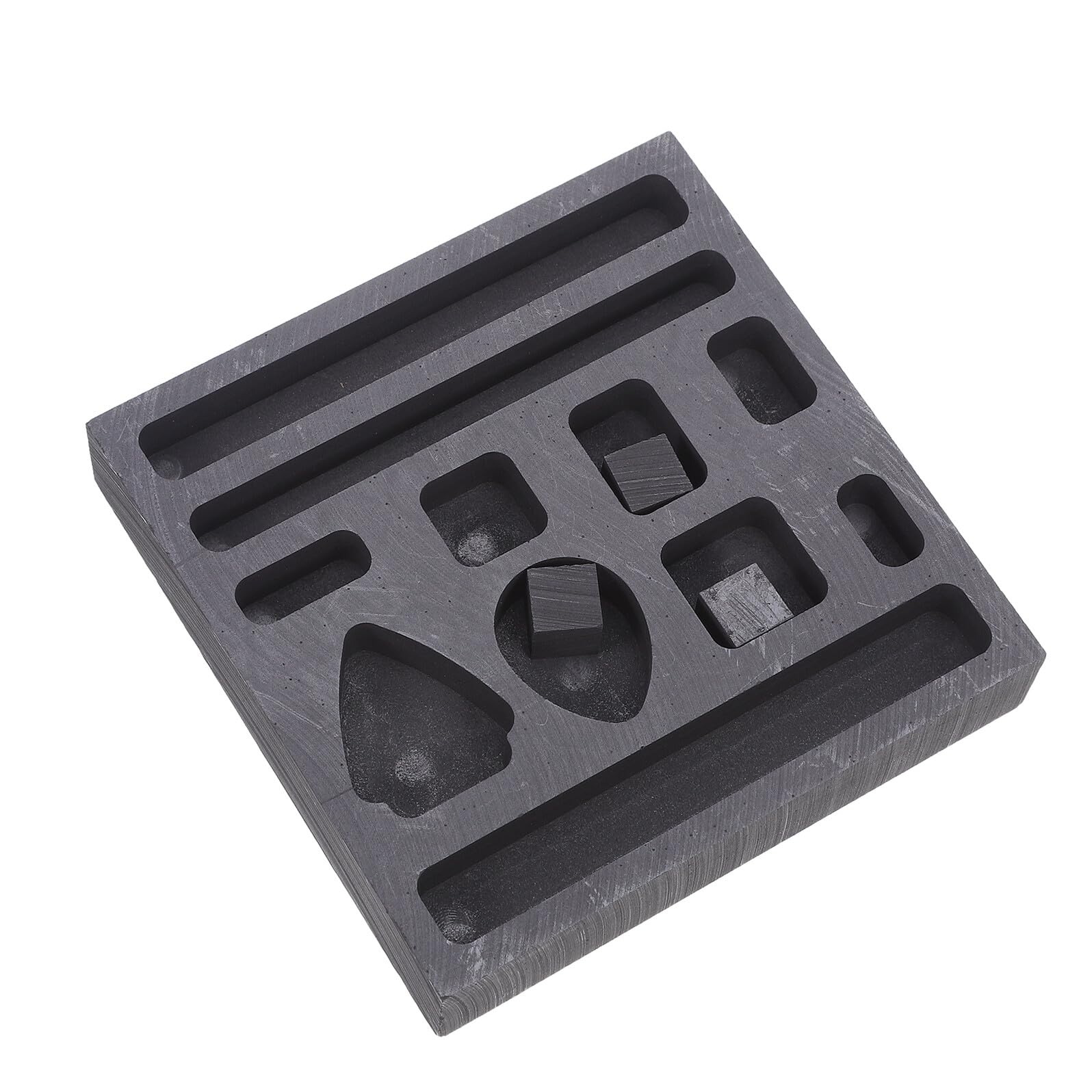 Moule à creuset en graphite 11 fentes pour réussir vos fontes de bijoux