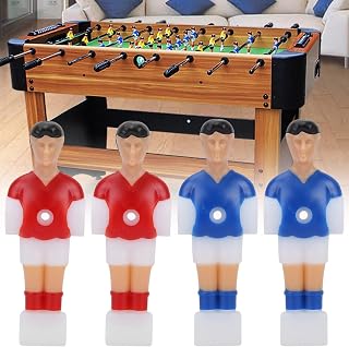 Venta Loca Jugador de fútbol de Mesa, Ligero 105 * 36,5 * 4 mm Juego de Jugador de futbolín, 12,7 mm de diámetro de Agujero 2 Colores de Ocio para niños de Juego de fútbol de Mesa