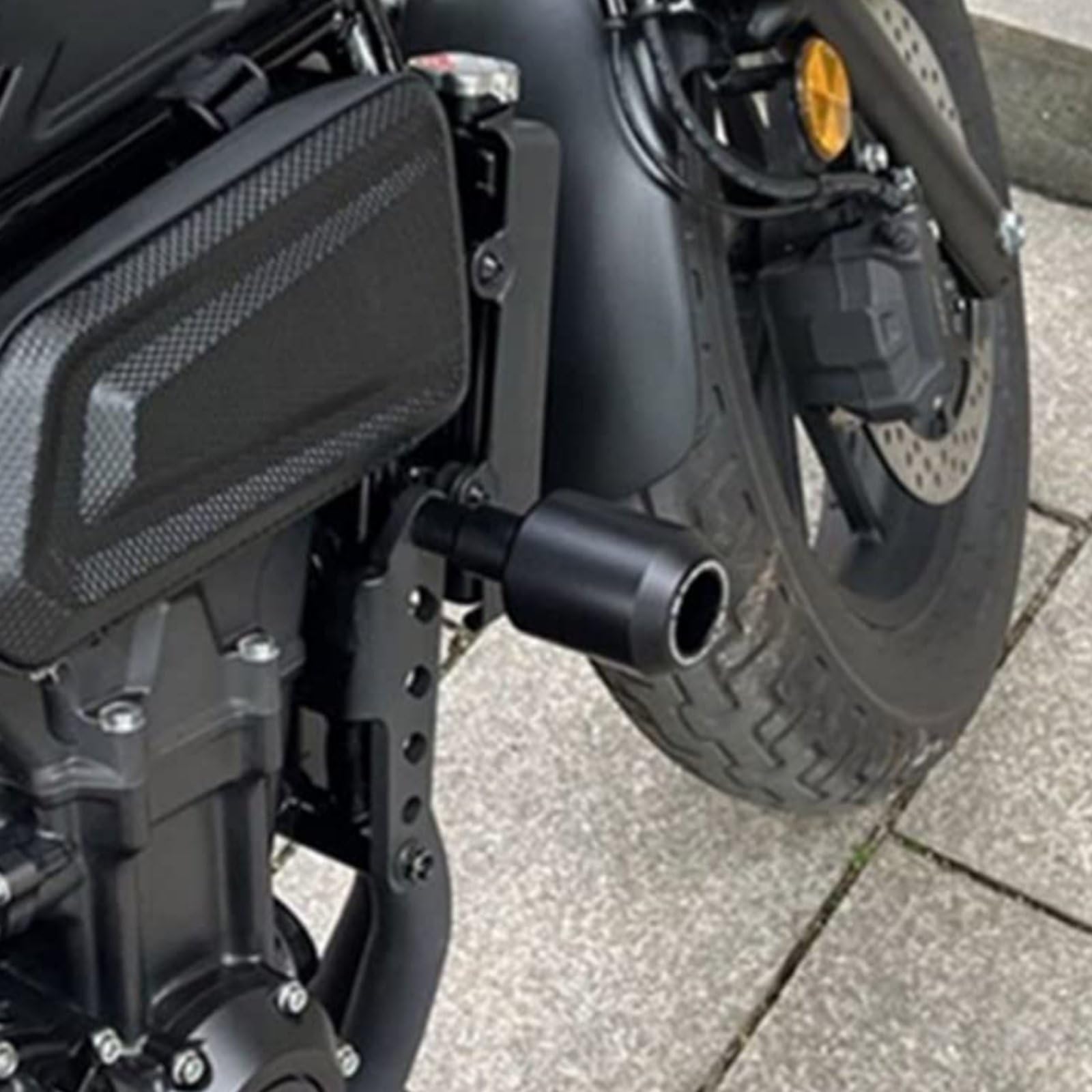 kowaku Parador de Motor para Motocicleta Barra Protectora Deslizadores Anticaída Protector de Motor Aleación de Aluminio CNC Superficie Anodizada Duradera