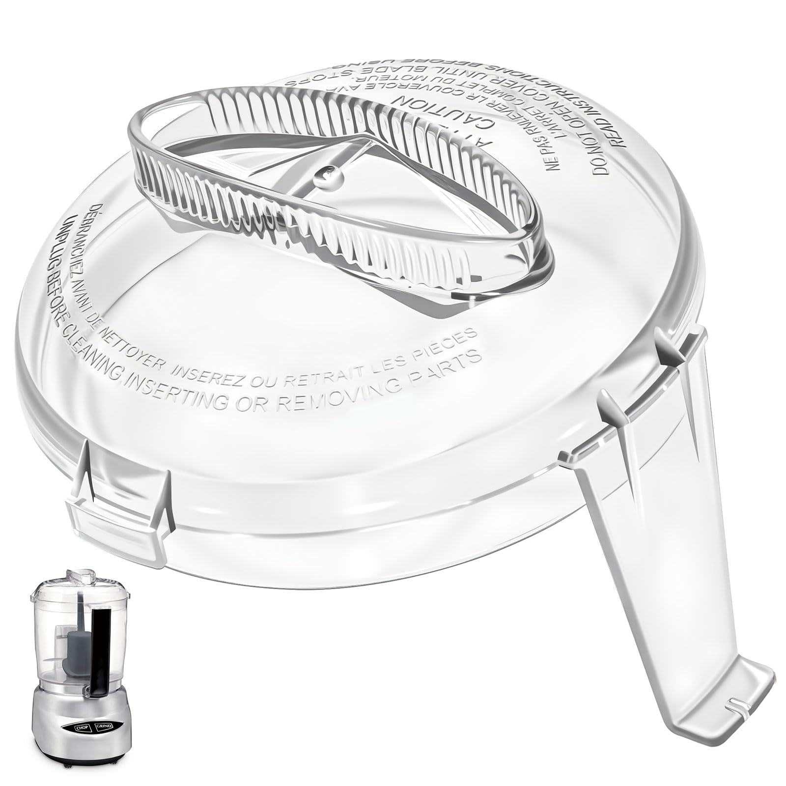 Photo 1 of Mini Prep Plus Food Processor 4 Cup Work Bowl Cover Replace for Cuisinart