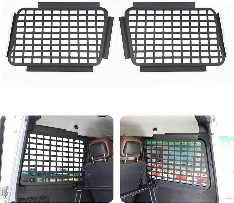 Estantes de carga laterales para ventana trasera compatibles con Benz Clase G W463 G63 G65 G55 G500 G550 G350d 2004-2018, sistema de panel de almacenamiento modular Estante de carga para ventana trasera Estante para maletero Almacenamiento interior de equipaje