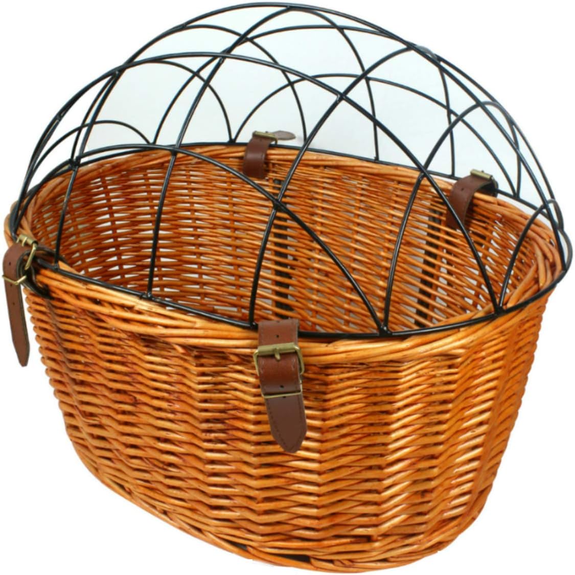 Bicycle Basket Dog Carrier Puppy Basket Pet Cat Cage Animal Travelling Shopping Basket Ecologic Willow Wicker