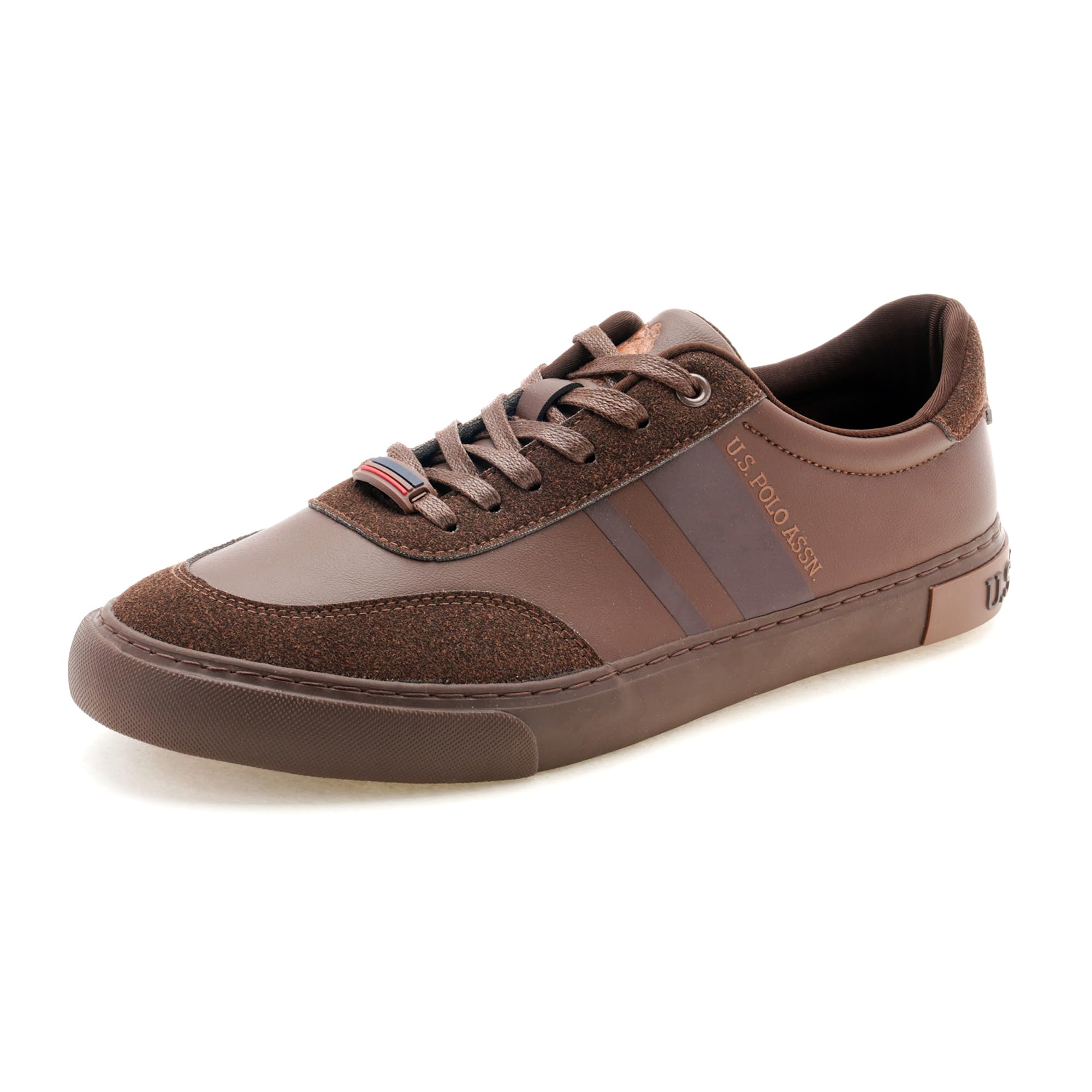 U.S. Polo Assn. KRISTER Men Brown Sneakers -(UK7)(US8)(2FD23562K04) (B0CP44N9FF) Amazon Price History, Amazon Price Tracker