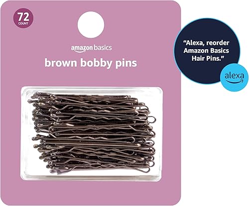 Miniatura 6 de Tienda Basics Bobby Pins in Case Brown 72 Count