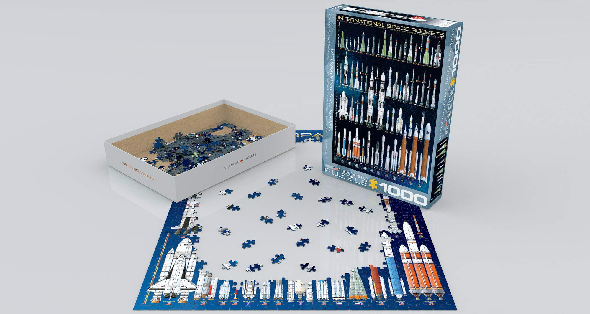 Puzzle Eurographics 1000 Pezzi – Astronauta (03937), Dimensioni 48.9 X 67.3 Cm, Fatto Con Cartone Riciclato