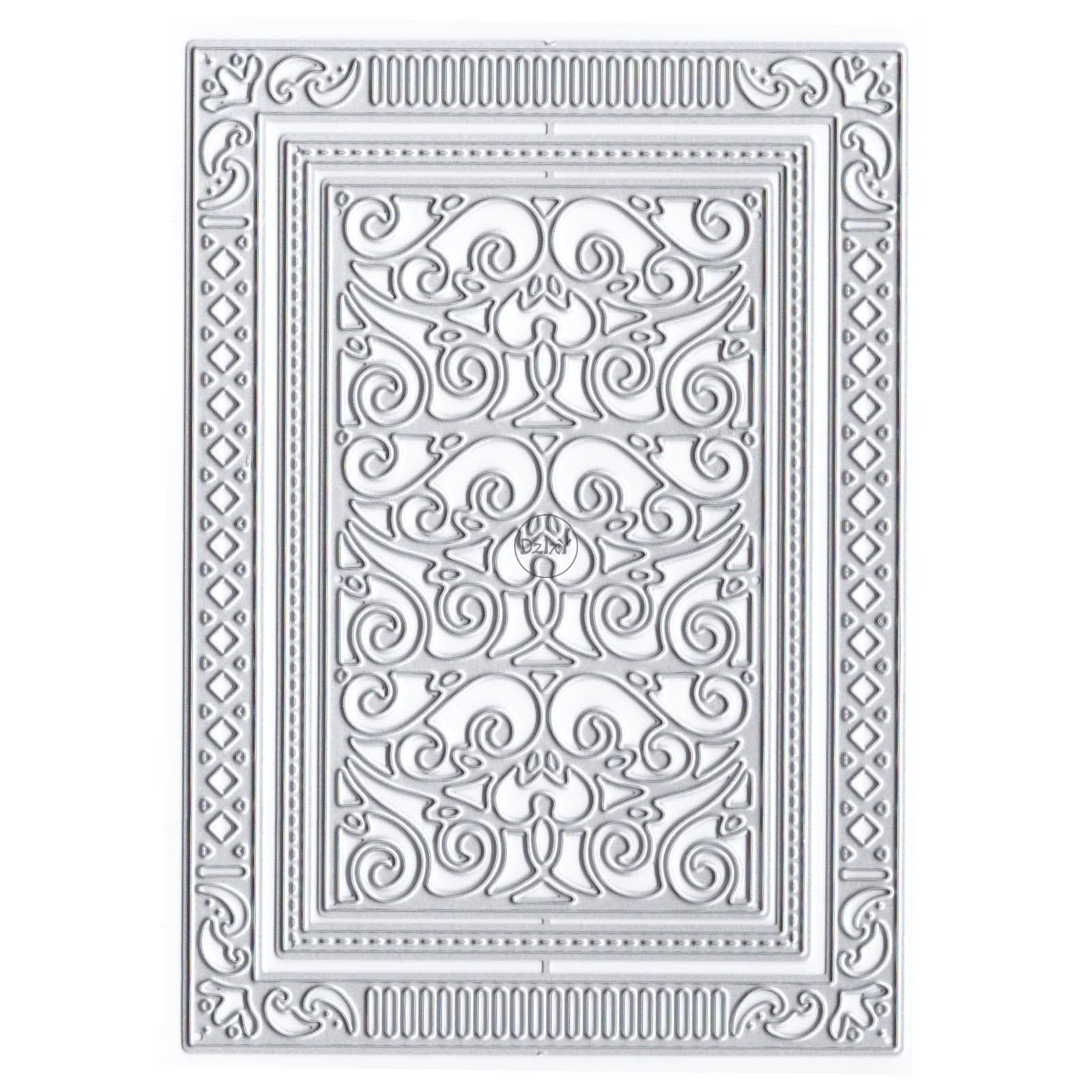 DzIxY background board pattern dies cutting metal for card making paper coating dies scrapbooking stencils storage pockets