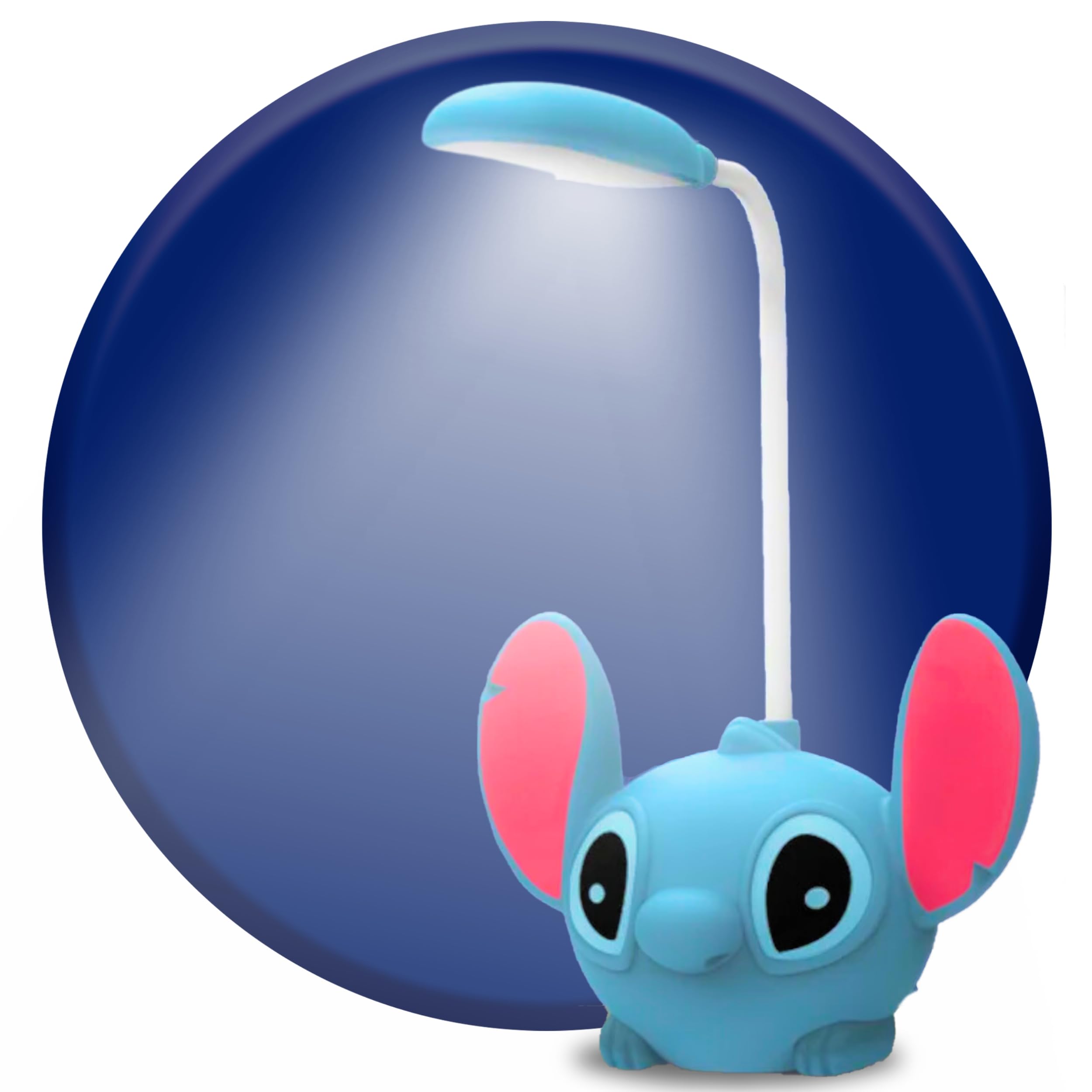 Blue Cartoon Kids Desk Lamp Night Table Light Cartoon Figural Cute Table Lamp for Kids Bedroom Light for
