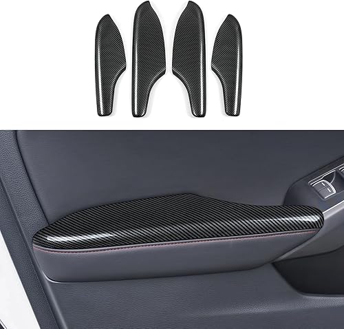 Miniatura 207 de Car Central Armrest Box Cover Decals for 2022 2023 2024 2025 Honda Civic 11th Gen Accessories ABS Carbon Fiber Interior Stickers