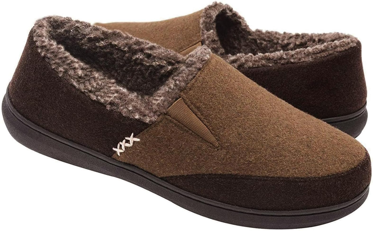 Zigzagger Men's Comfy Wool SlippersSlipper