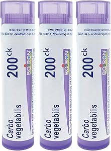 My Personal Guide to the 5 Best Homeopathic Medicine for Indigestion and Gas 13 Boiron Carbo Vegetabilis 200ck Homeopathic Medicine for Abdominal Bloating with Gas - Pack of 3 (240 Pellets)