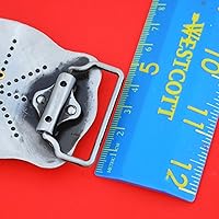 Vista 6 de US 2005 Oregon State Quarter BU Uncirculated Coin Silver Tone Belt Buckle NUEVO - Hermoso diseño de desplazamiento occidental