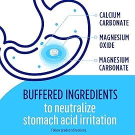 Bufferin Aspirin 325mg, Pain Reliever & Fever Reducer, with 3 Buffering Agents Relieves 7 Types of Pain: Headaches, Back Ache, Arthritis, Muscle Aches & More, for Adults, 130 Coated Tablets, 3 Pack