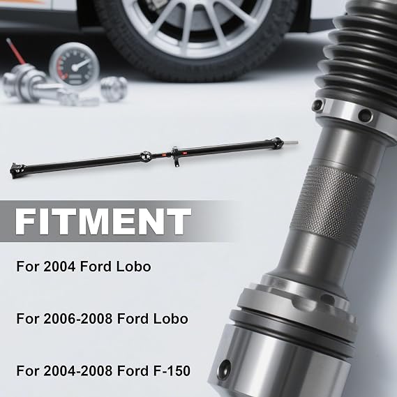 PartsFlow 89.57 Rear Steel Driveshaft Assembly Drive Shaft Prop Shaft Compatible with For 2004 2005 2006 2007 2008 Ford F-150 For 004 2005 2006 2007 2008 Ford Lobo 8L3Z4R602F,936-801