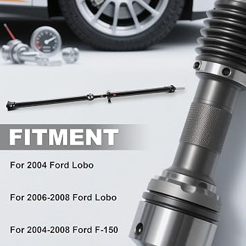 PartsFlow 89.57 Rear Steel Driveshaft Assembly Drive Shaft Prop Shaft Compatible with For 2004 2005 2006 2007 2008 Ford F-150 For 004 2005 2006 2007 2008 Ford Lobo 8L3Z4R602F,936-801