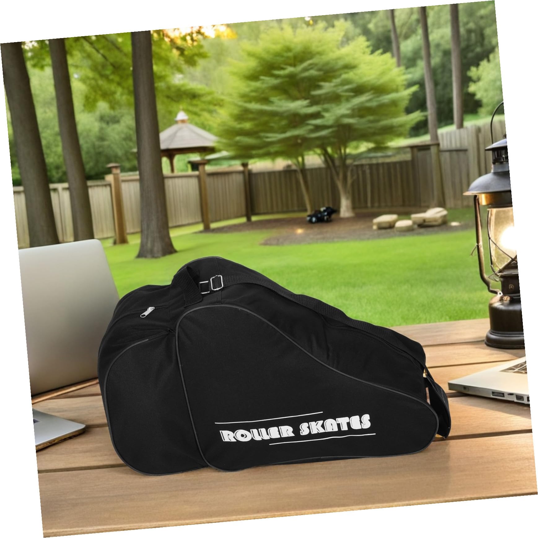 2 Bolsas para Patines Mochila para Patines De Hockey sobre Hielo Bolsa para Guardar Zapatos De Patinaje Unisex para Adultos De Hielo En