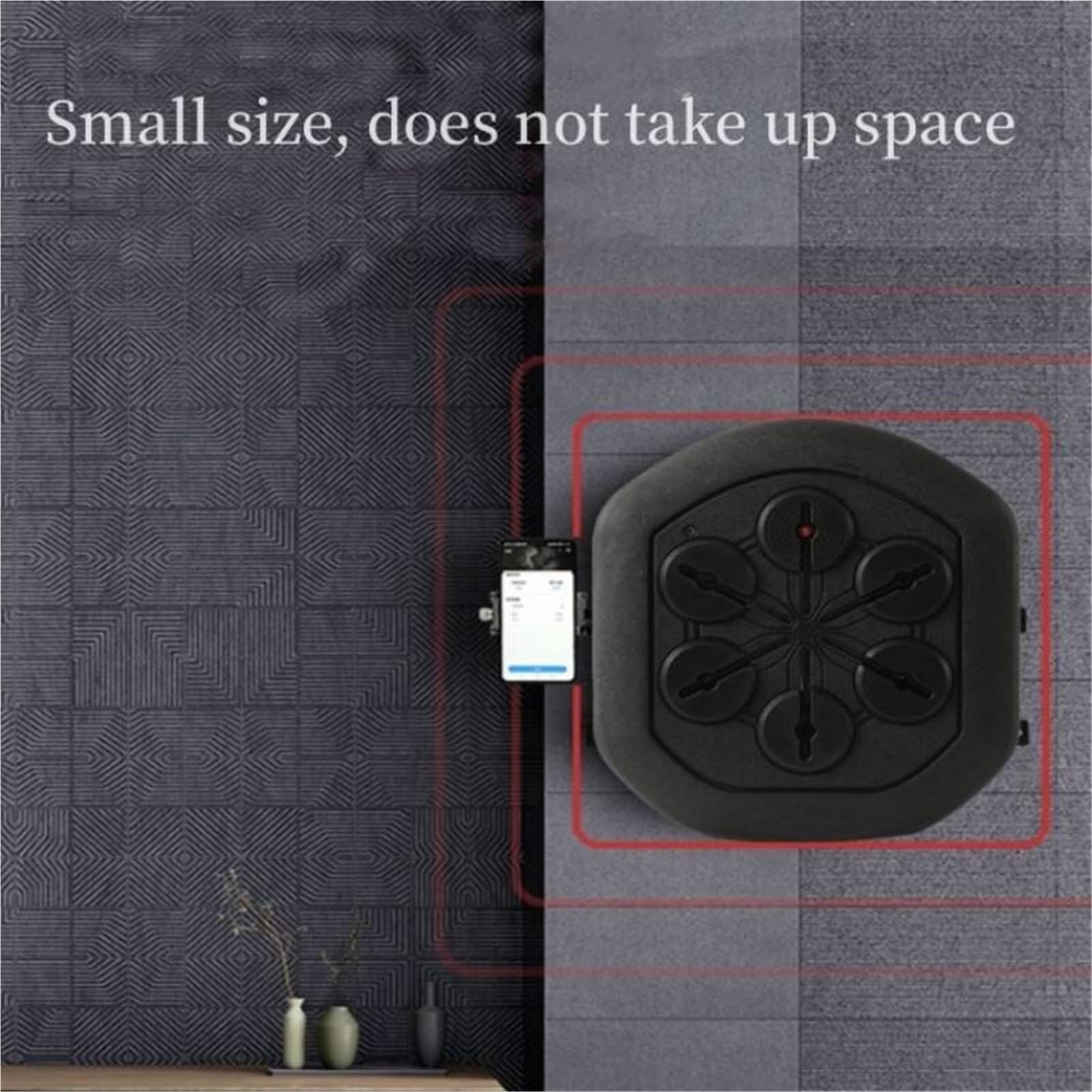 Entrenador de Boxeo Musical, Práctica electrónica Inteligente del Boxeo de la música de Bluetooth con la punzonadora montada de Las Luces de la Pared