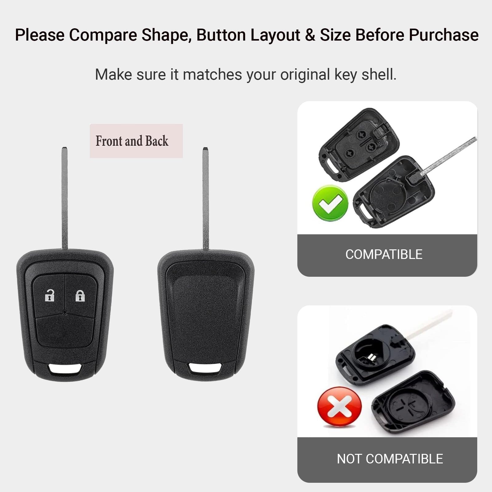 Acquista Guscio chiave telecomando per auto a 2 pulsanti con lama 206 adatta per Movano/Kangoo/Renault Traffic Master Vivaro in Italia a partire da 0.78