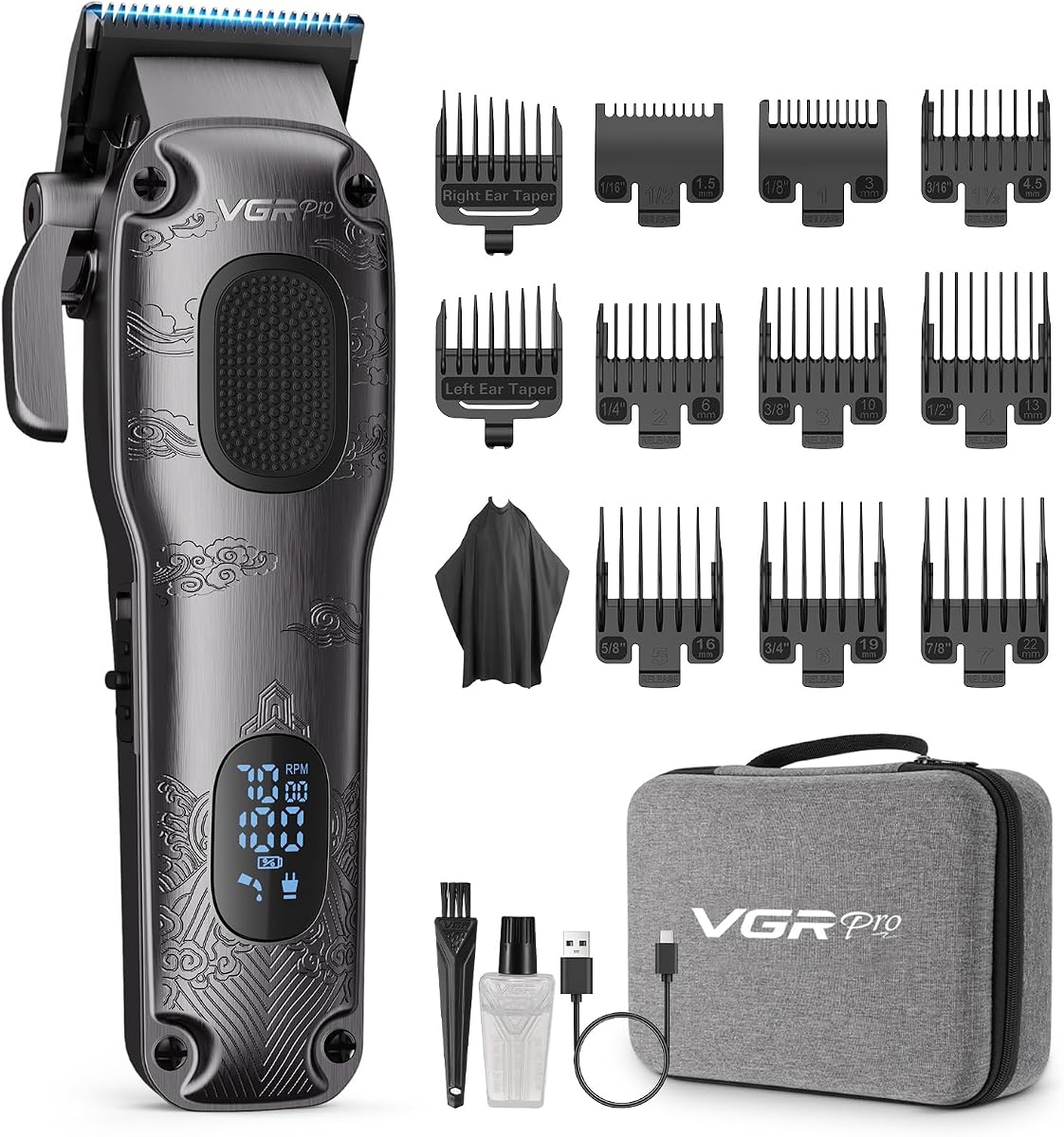 VGRPRO Máquina de Cortar Pelo Hombre