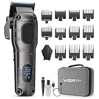 VGRPRO Tagliacapelli Uomo Professionale, taglia capelli per uomo cordless con custodia