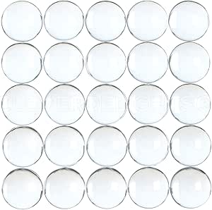 CleverDelights 2" Round Glass Tiles - 10 Pack - Clear Flat 2 Inch Circle Tiles 76ac1cde 9479 4822 99e8 8da6824f7e97.d15bb9a735008860ad1d2b9409bb6e04 - View #10