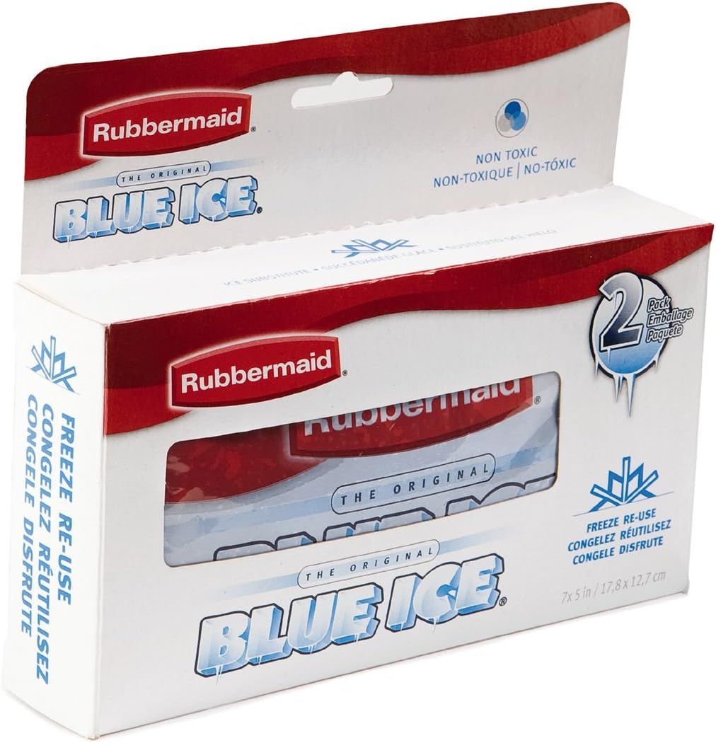 Rubbermaid Blue Ice Twin Lunch Pack (Twin Pack) Buy Online at Best