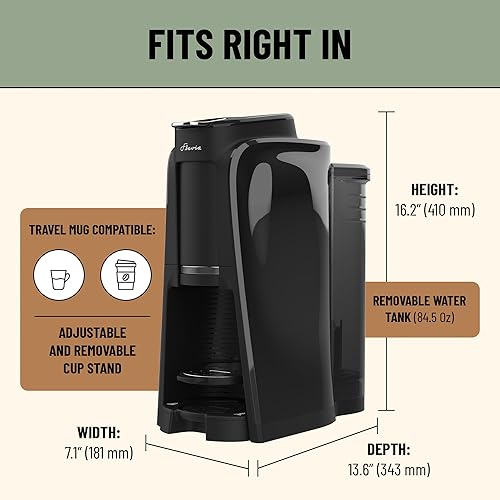Miniatura 9 de Flavia Aroma Brewer - Máquina de café, hace café, lattes, té y otras bebidas calientes o heladas con paquetes frescos de una sola porción, varios