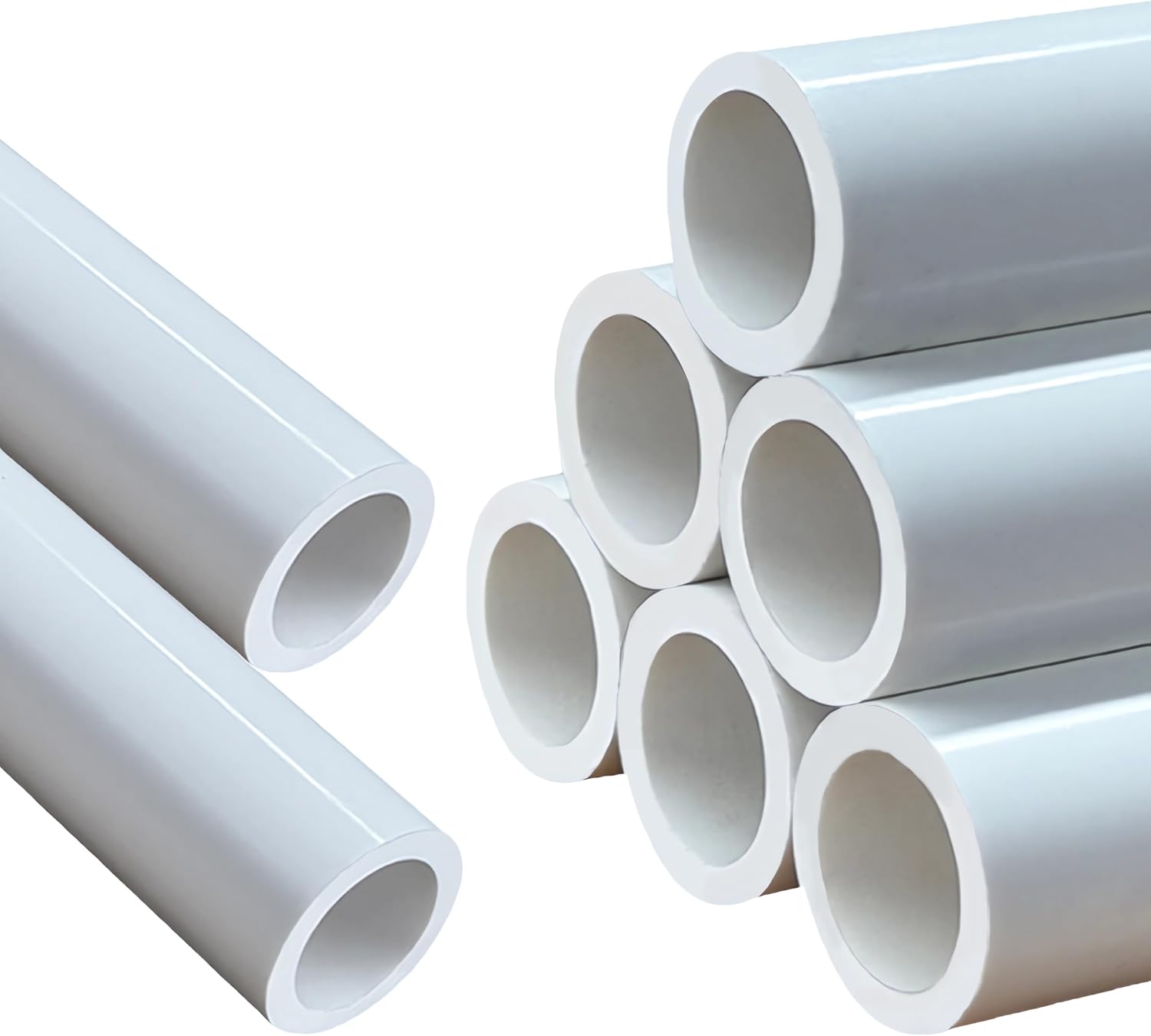 LESSO 4PCS 2 Inch PVC Pipe 39"L, White SCH40