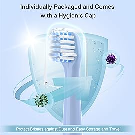 CILGEWH Replacement Toothbrush Heads 10 Pack Compatible with Colgate Hum Connected Smart Battery Electric Toothbrush Head,5 Blue+5 Green