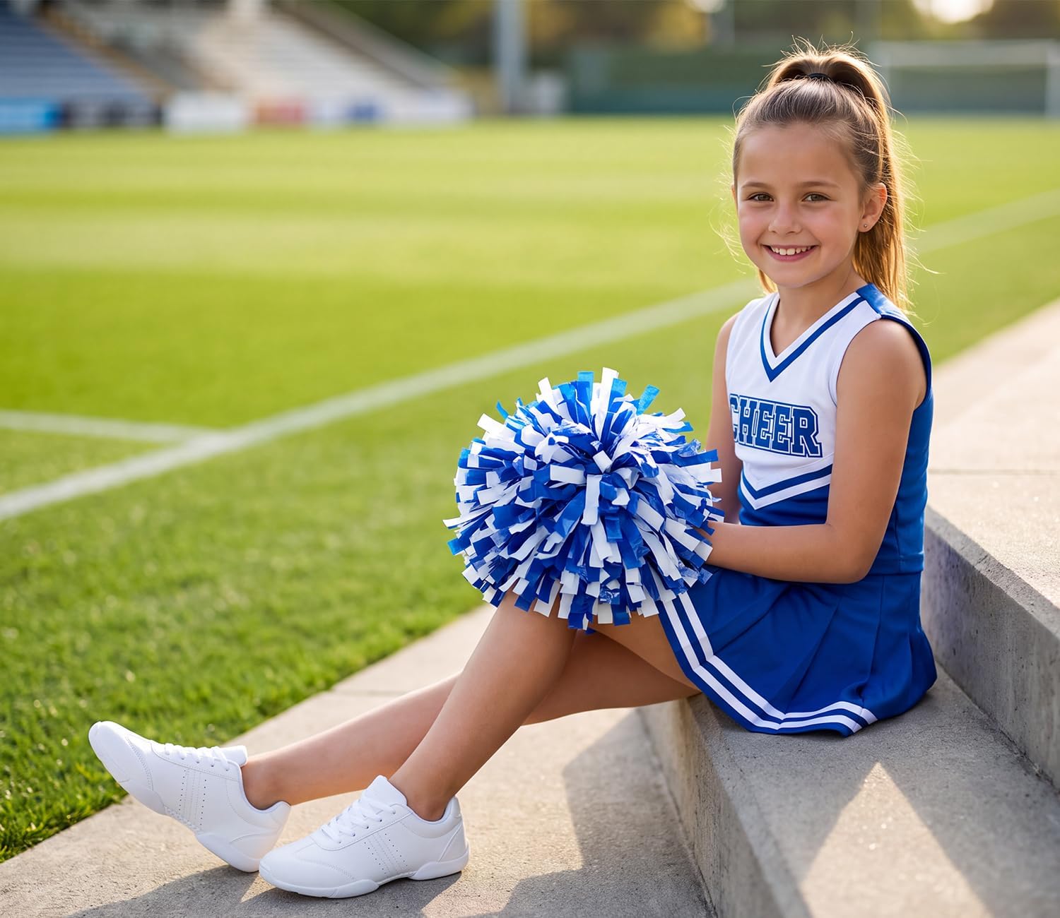 TUOTOM White Cheerleading Shoes for Girls Cheer Sneakers