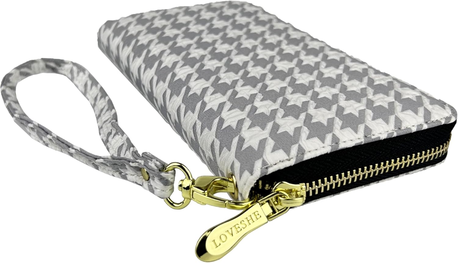 レディース 財布 RFIDブロック ジップアラウンド クラッチ リストレット クラッチ財布 レディース, 鳥-ホワイト, トラベルウ