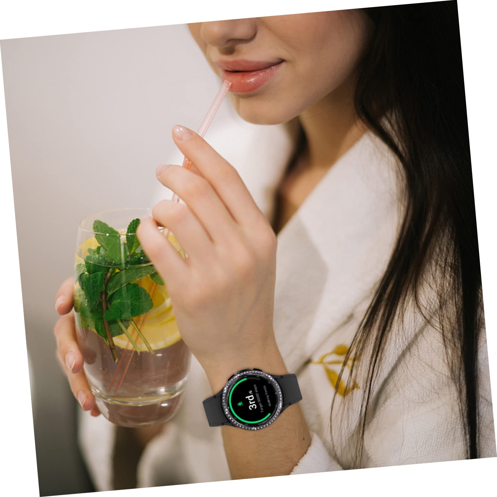 OSALADI 10pièces Coque Décorative Brillante pour Montre Édges pour Smartwatch Watch Accessoire De Élégant Et Pratique