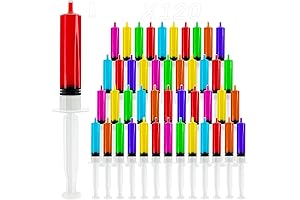 Halloween Syringe Shots: 120 Pack of Jello Shot Syringes for Spooky Delights