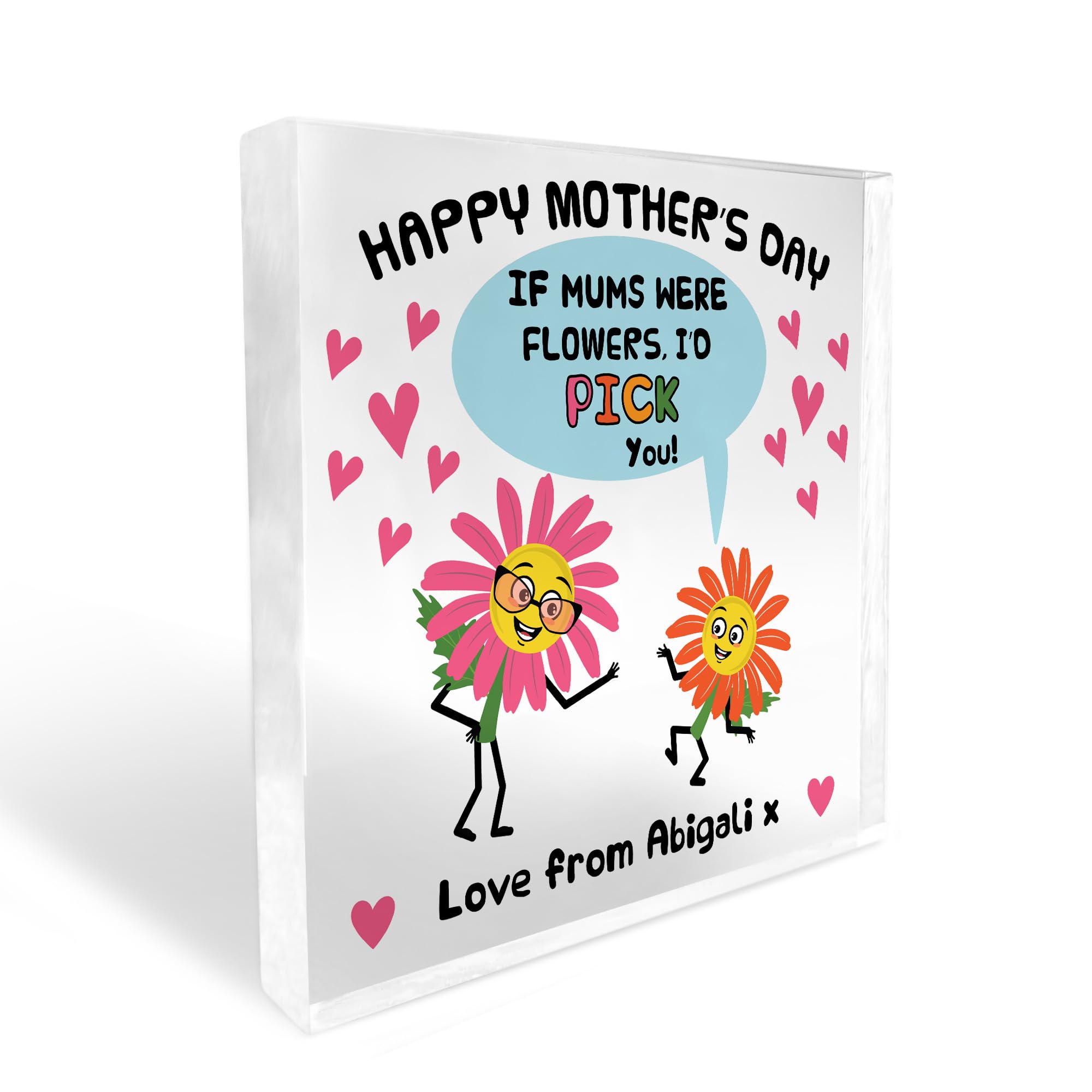 Red Ocean Mothers Day Gift For Mum, Cute For Mum Mummy, Mothers Day Gifts, Personalised Gift For Mum, Gift From Daughter Son, Gift For Her Keepsake