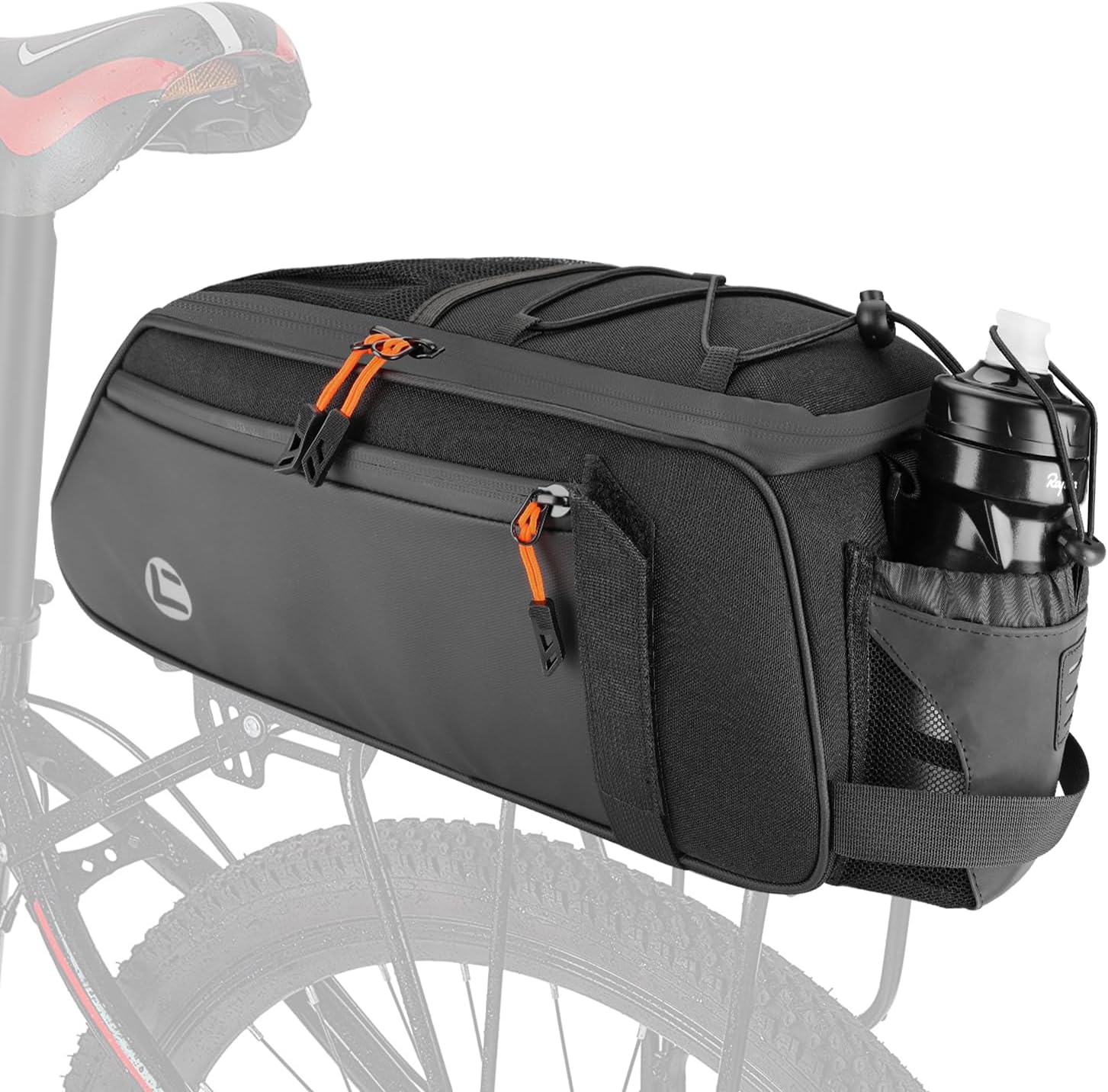 WOTOW Bike Rear Rack Bag Waterproof Bicycle Trunk Back Seat Bag