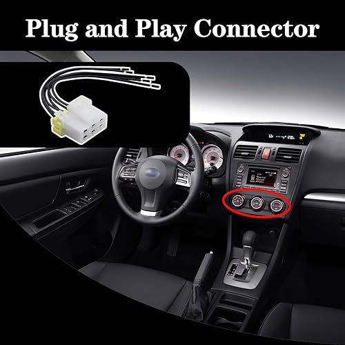 Miniatura 4 de Enchufe manual de la unidad de control de CA del calentador para Subaru Forester 2014-2017 Impreza 2012-2017 Crosstrek 2013-2017 WRX 2015-2017,