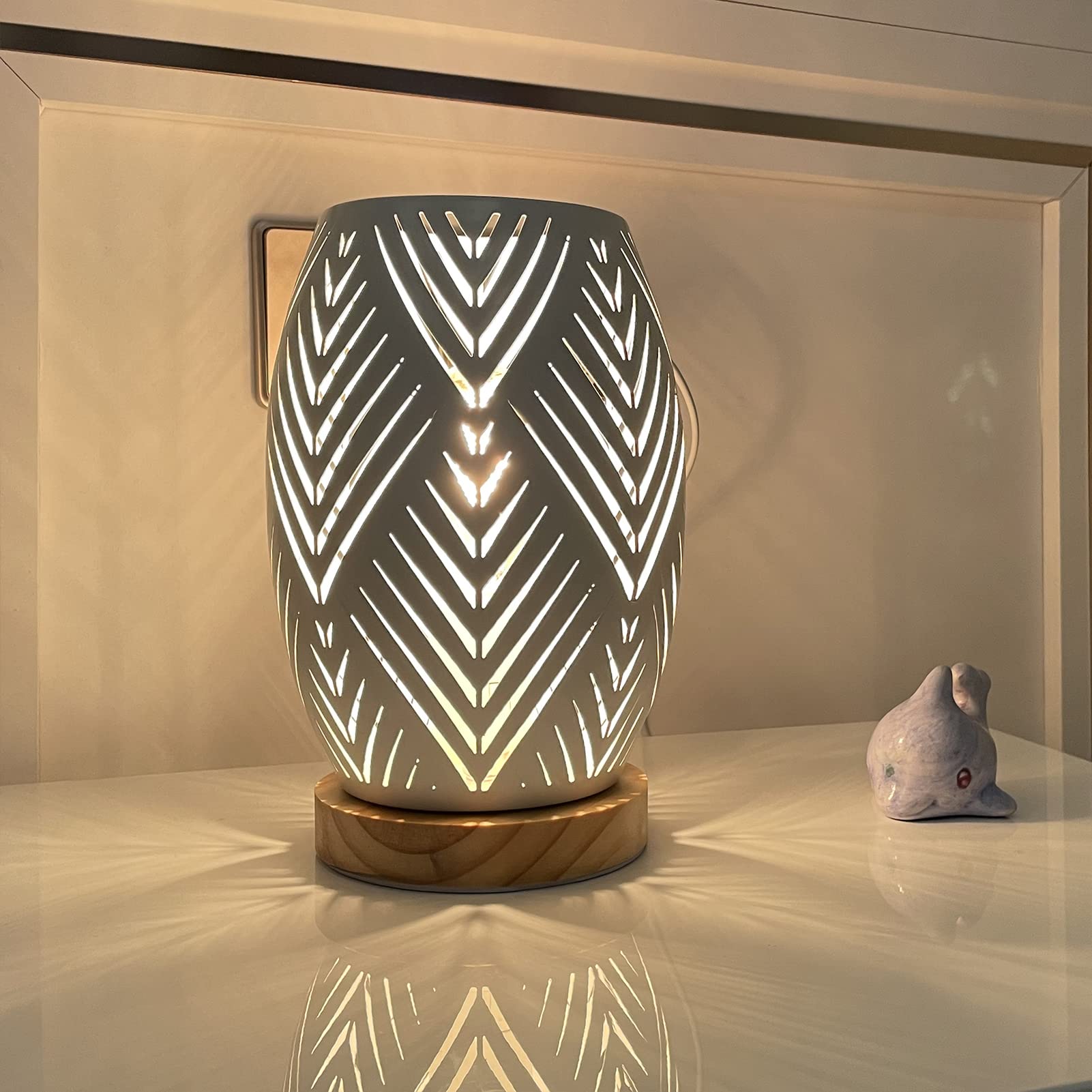 E27 60W Lampada da tavolo vuota accanto a illuminazione, luce notturna, arredamento per ufficio ristorante bar (senza lampadina)