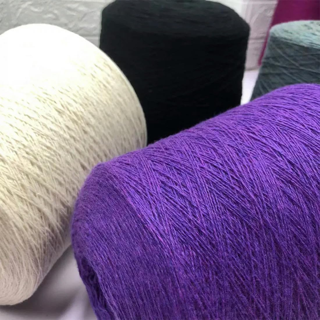 500 g ekstrawinowa przędza wełniana szydełkowana ręcznie robiona nić DIY szalik szal miękki ręcznie wykonany materiał przędzy