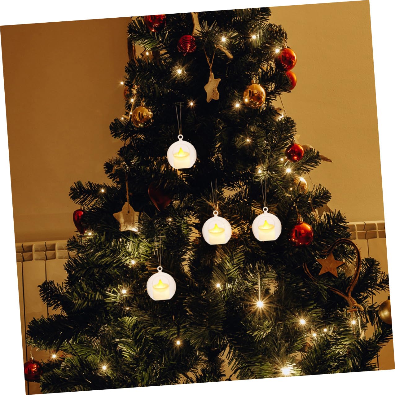 Hemobllo Boules de Noël Transparentes Creuses à Remplir 8 CM 20 Pièces en Plastique Incassable Décorations Suspendues pour Fêtes Mariages et Anniversaires Ornements Personnalisables