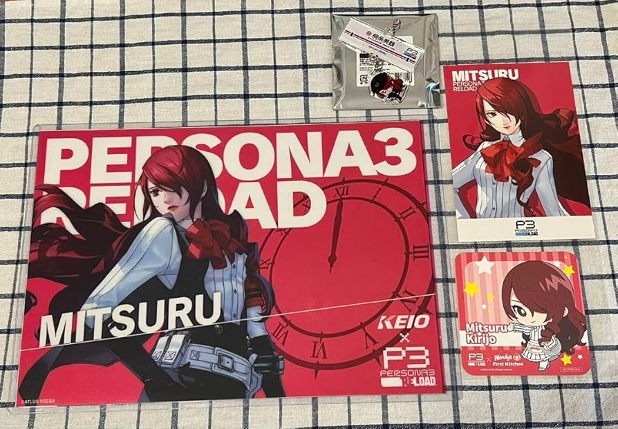 ペルソナ3リロード P3R 中国限定GUGUGUGU 桐条美鹤 P3R ぬいぐるみキーホルダー(桐条美鶴)※2025年7月中旬出荷分