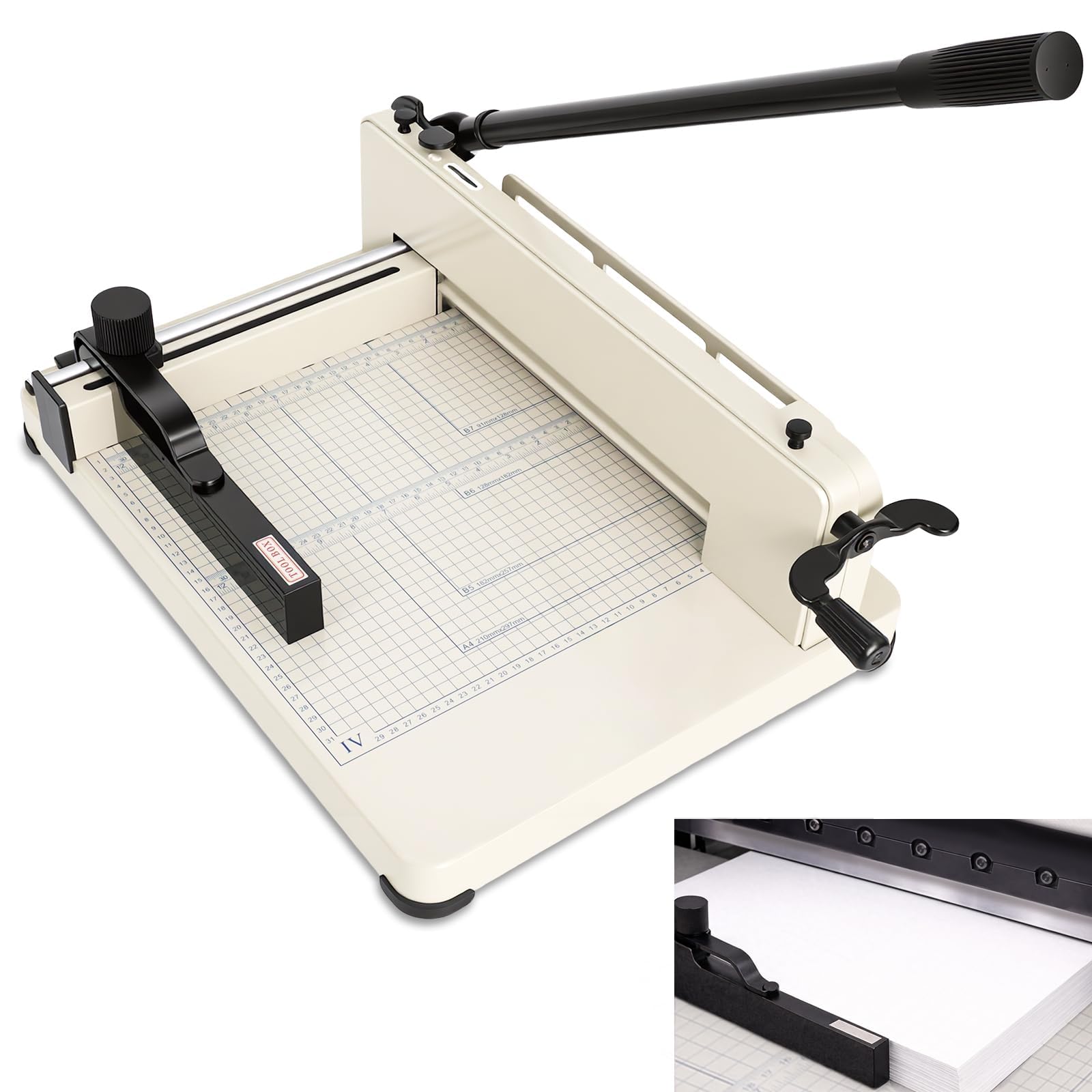 Taglierina A3 a Leva, Capacità 400 Fogli, Lunghezza di Taglio 30 cm