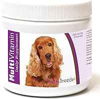 Vista 110 de Healthy Breeds Multivitamínico siberiano Husky para perros, suplemento diario recomendado por veterinarios, sabor a tocino, 60 masticables suaves
