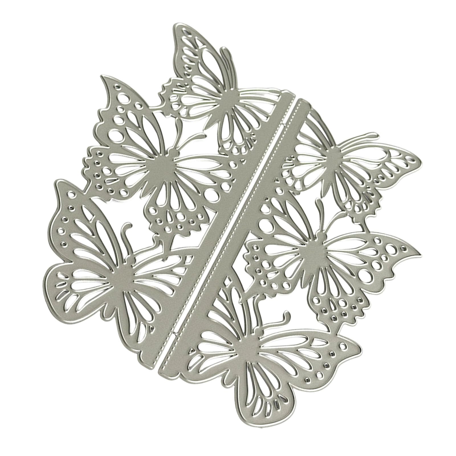 Butterfly Border Metal Die Cut Carbon Steel Cutting Dies Embossing Stencils For Card Journal Scrapbooking Decorations Butterfly Border Die Cuts Metal Cutting Dies For Card Scrapbook Decoration
