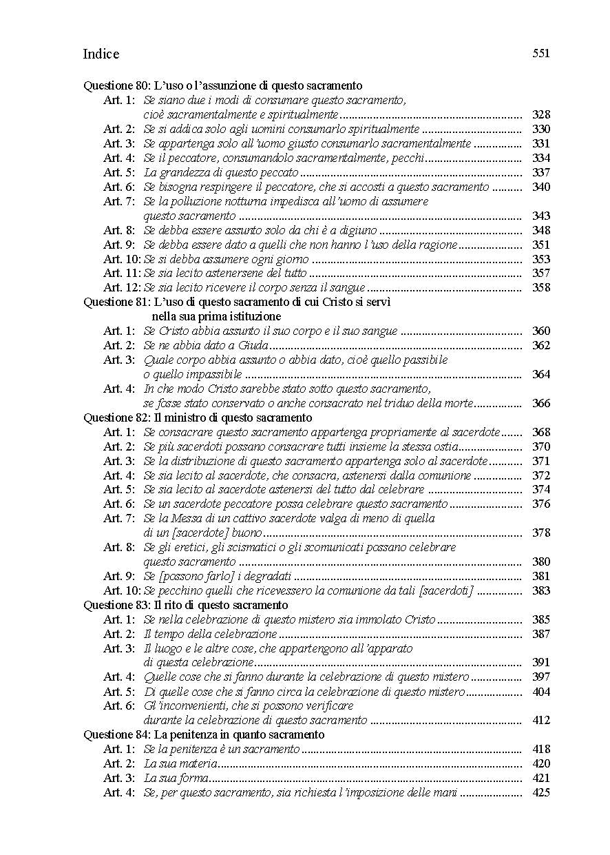 Somma di teologia. Seconda parte della parte terza (Vol. 4/2)