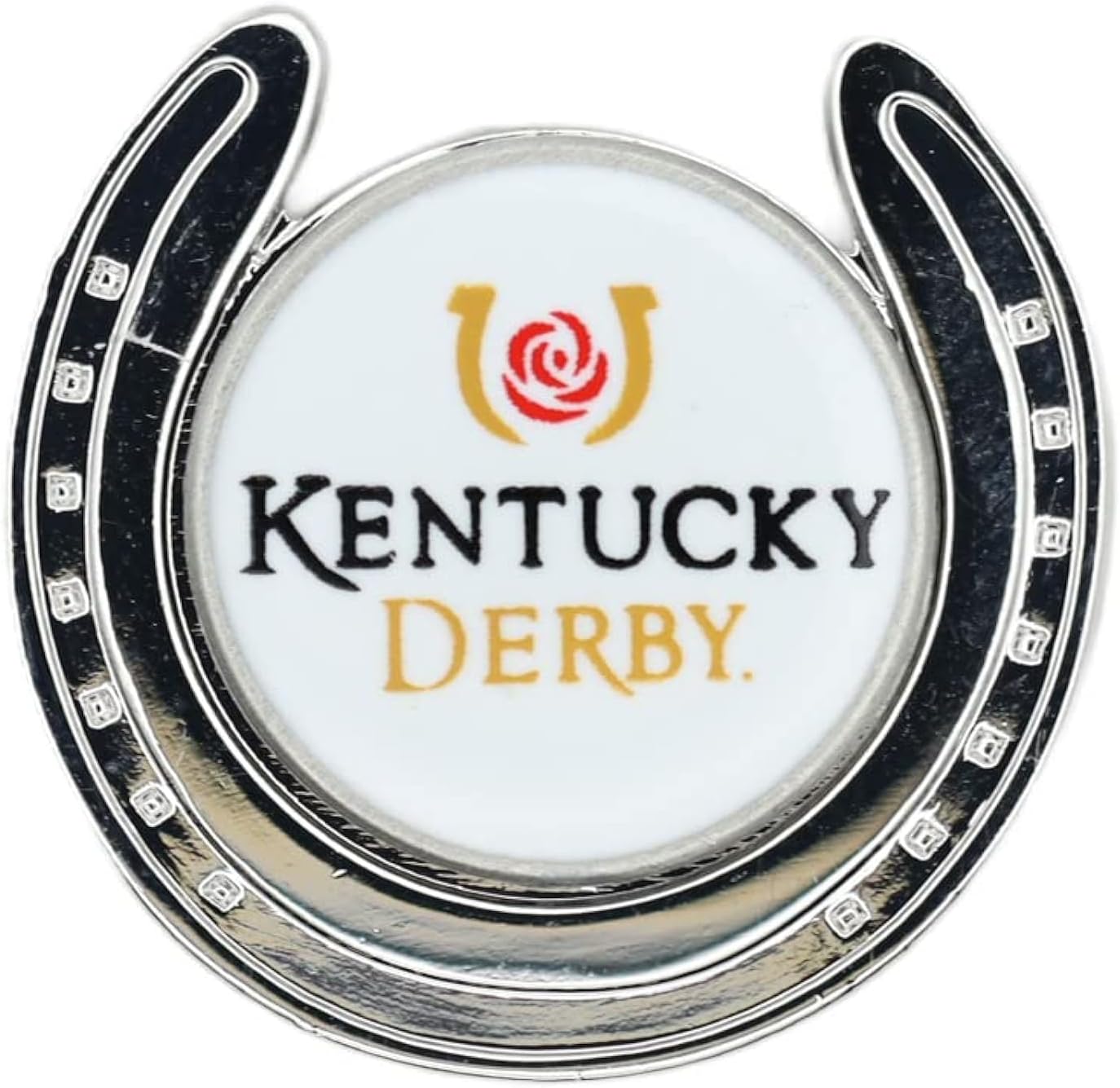 Indiana Metal Craft Kentucky Derby Horseshoe Lapel Pin