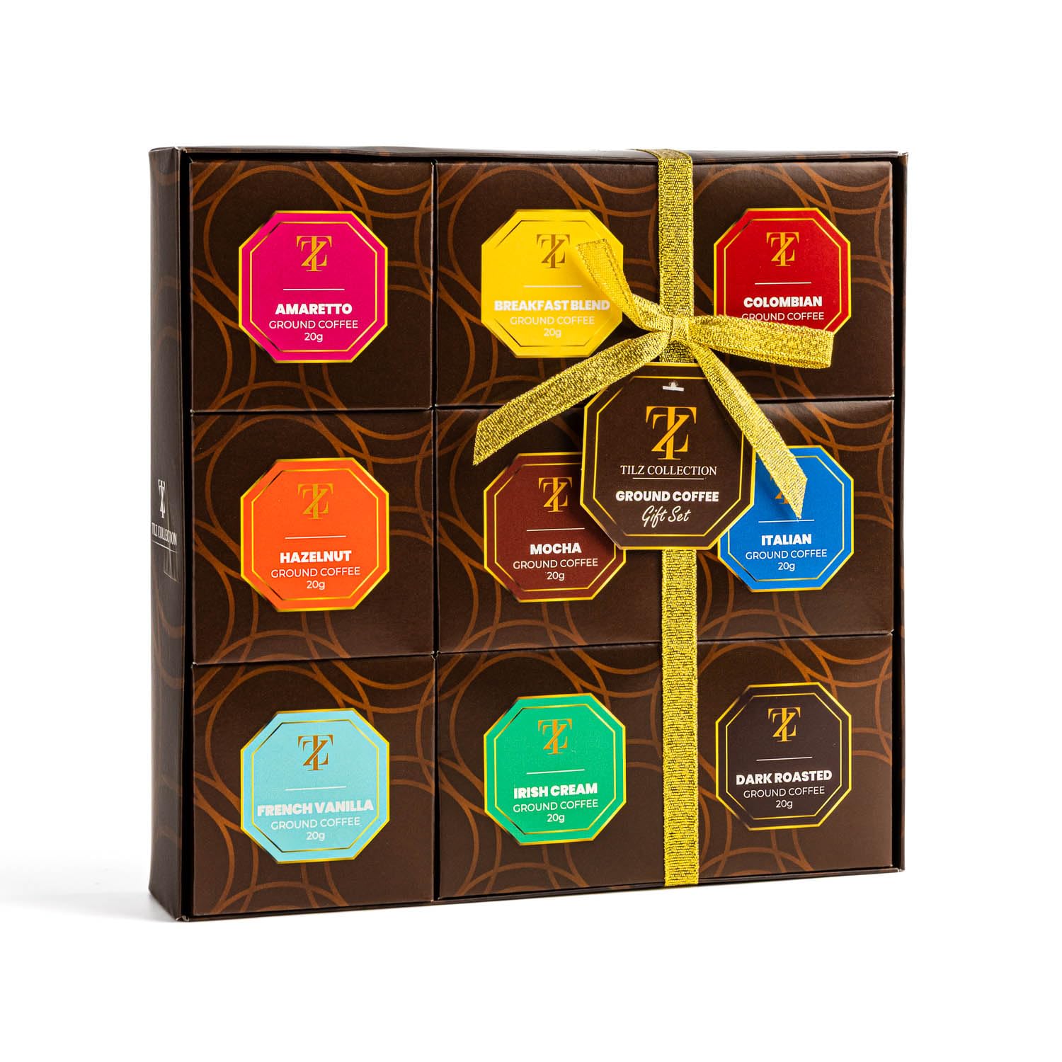 Coffee Gifts - Gourmet Coffee Gift Set |9 Ground Coffee Assortment Gift Set |Coffee Sampler Gift Set, Tasting Kit |Gifts For Coffee Lovers |Ground Coffee Gift Basket |Gifts For Men And Women