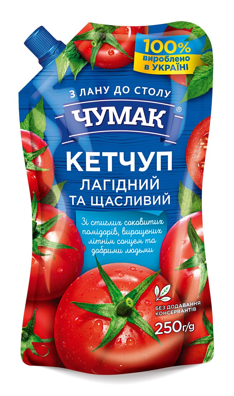 (pack of 3) Chumak Ketchup "Tomato" 300g