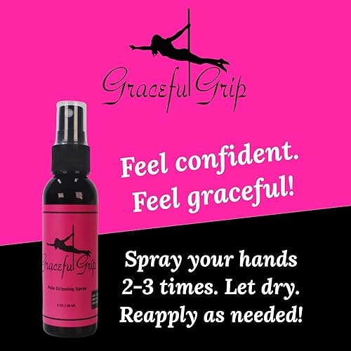 Miniatura 3 de Spray de agarre de mano - Mejor agarre de poste para baile de poste y fitness - Agarre mejorado para sedas aéreas - Espray de colofonia para manos