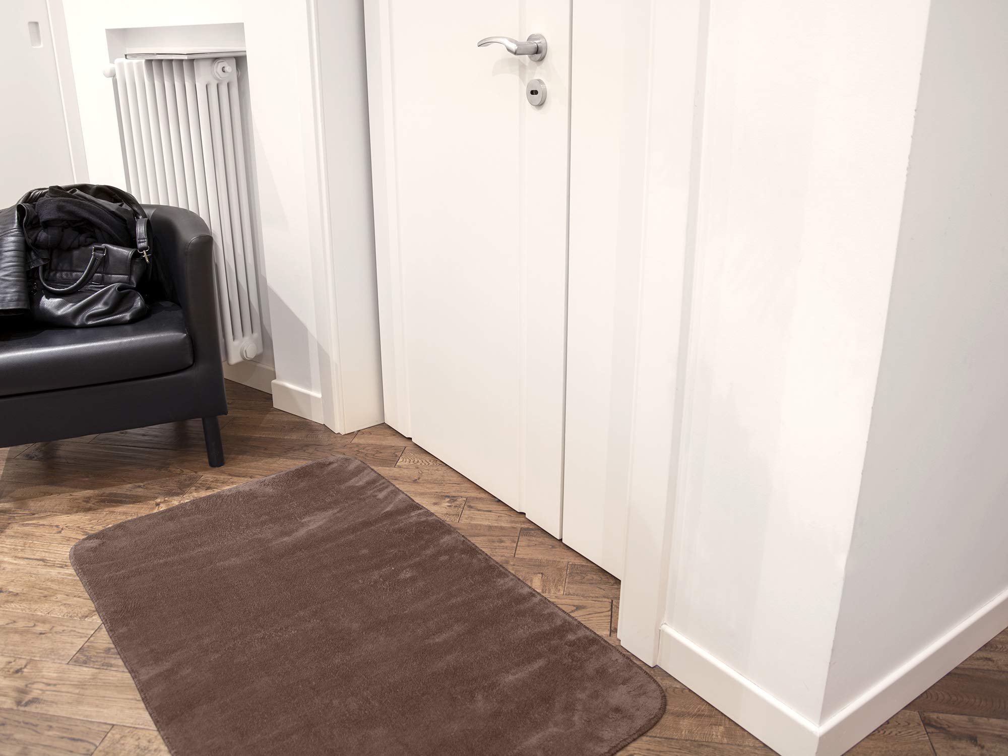 GEMITEX Merino Animal/Pet Rug 75 x 120 cm Brown Ultra-Absorbent, Polyester, 75X120 - Image 4